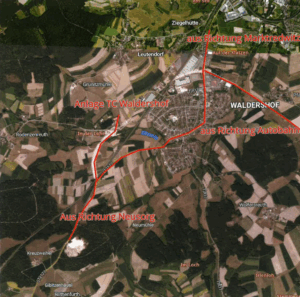 Wegbeschreibung TC Waldershof